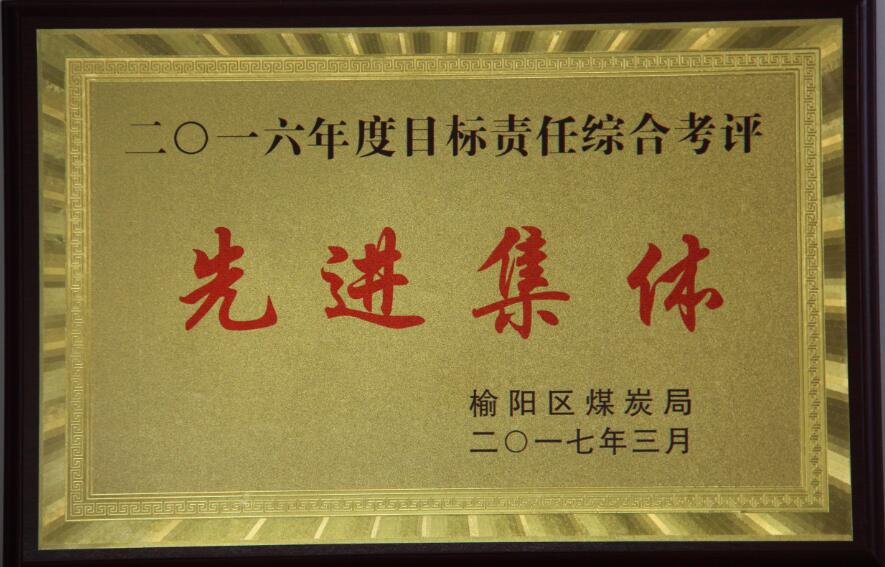 2016年度目標(biāo)責(zé)任綜合考評先進(jìn)集體